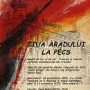 Afis expozitie Ziua Aradului la Pecs