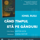 Afis Lansare de carte 26 noiembrie 2025 Ionel Rusu